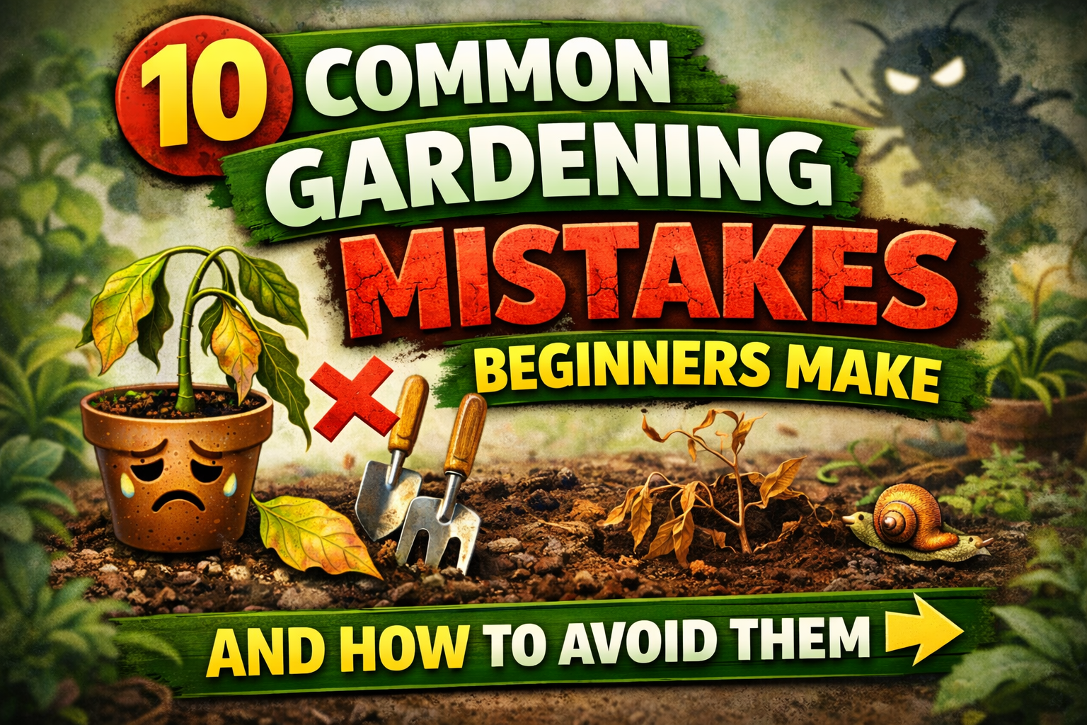 10 Common Gardening Mistakes Beginners Make (And How to Avoid Them)