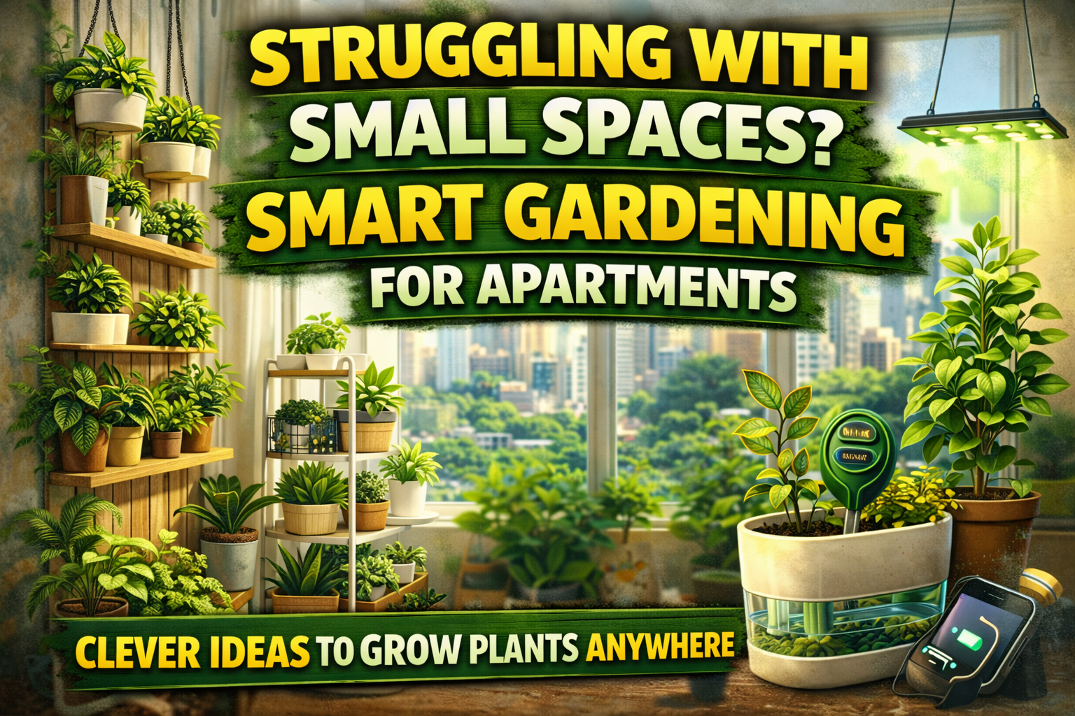 Struggling with Small Spaces? Smart Gardening Ideas for Apartments