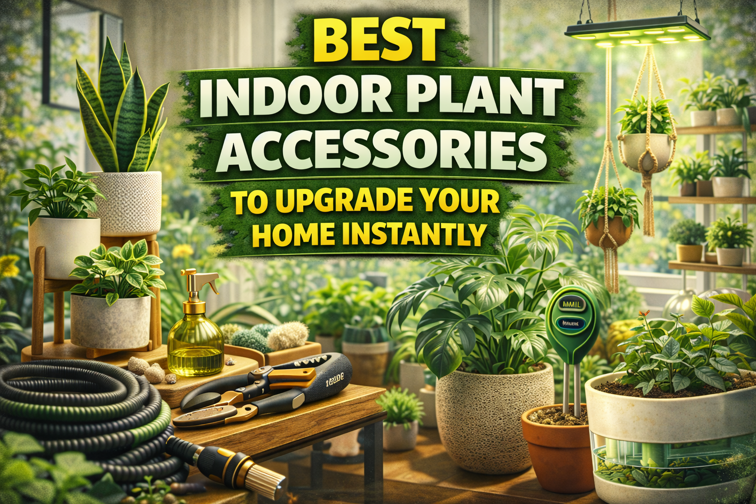 Best Indoor Plant Accessories to Upgrade Your Home Instantly
