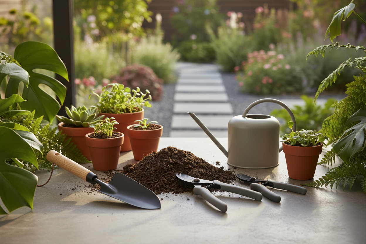 Garden Essentials

Our garden essentials are created for everyday use and long-term reliability. From planting to maintenance, these tools and supplies are designed to feel comfortable in hand and dependable over time. Clean forms and neutral finishes allow them to blend seamlessly into any outdoor environment. (make it real photo)