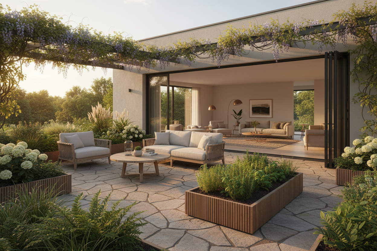 NESTLY (Garden Home) was created from a simple belief: the spaces we care for shape how we live. Gardens, patios, and backyards are not separate from the home—they are quiet extensions of it, places where balance, comfort, and intention meet. (make it real photo)
