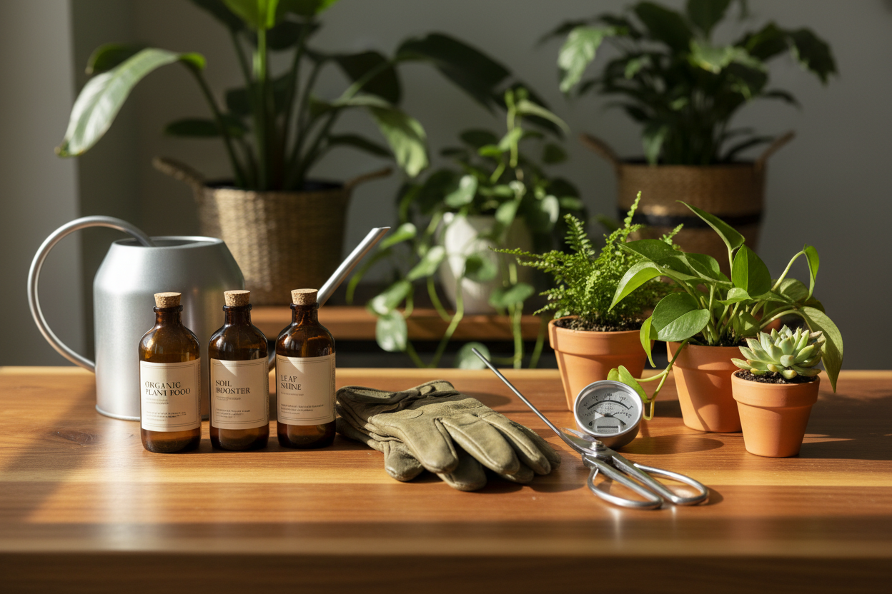 Plant Care & Maintenance

Healthy plants require steady, thoughtful care. Our plant care products support growth while respecting the natural balance of soil, water, and light. These tools are designed to make routine care feel calm and manageable, whether you’re tending a few pots or a full garden bed. (make it real photo)